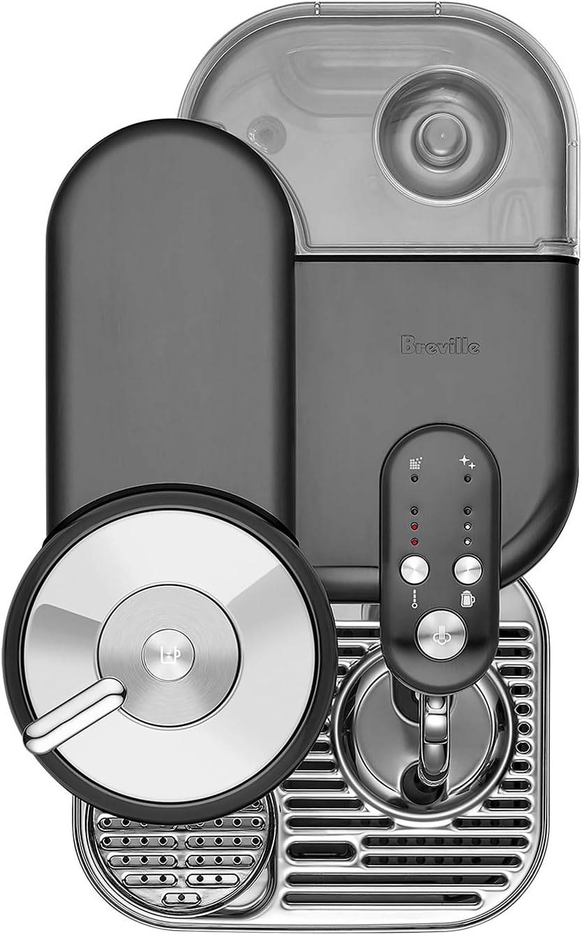 Nespresso BVE850BST1BNA1 Vertuo Creatista Coffee and Espresso Maker by Breville, Black Stainless Steel - Image 8