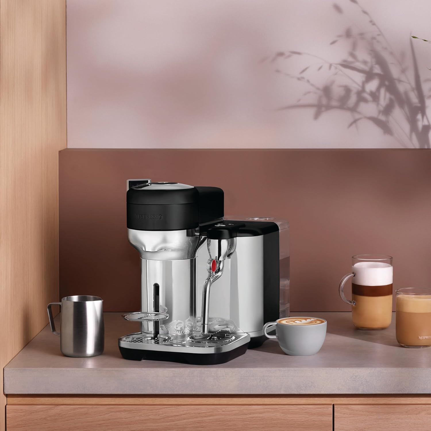 Nespresso BVE850BTR1BNA1 Vertuo Creatista Coffee and Espresso Maker by Breville, Black Truffle - Image 3
