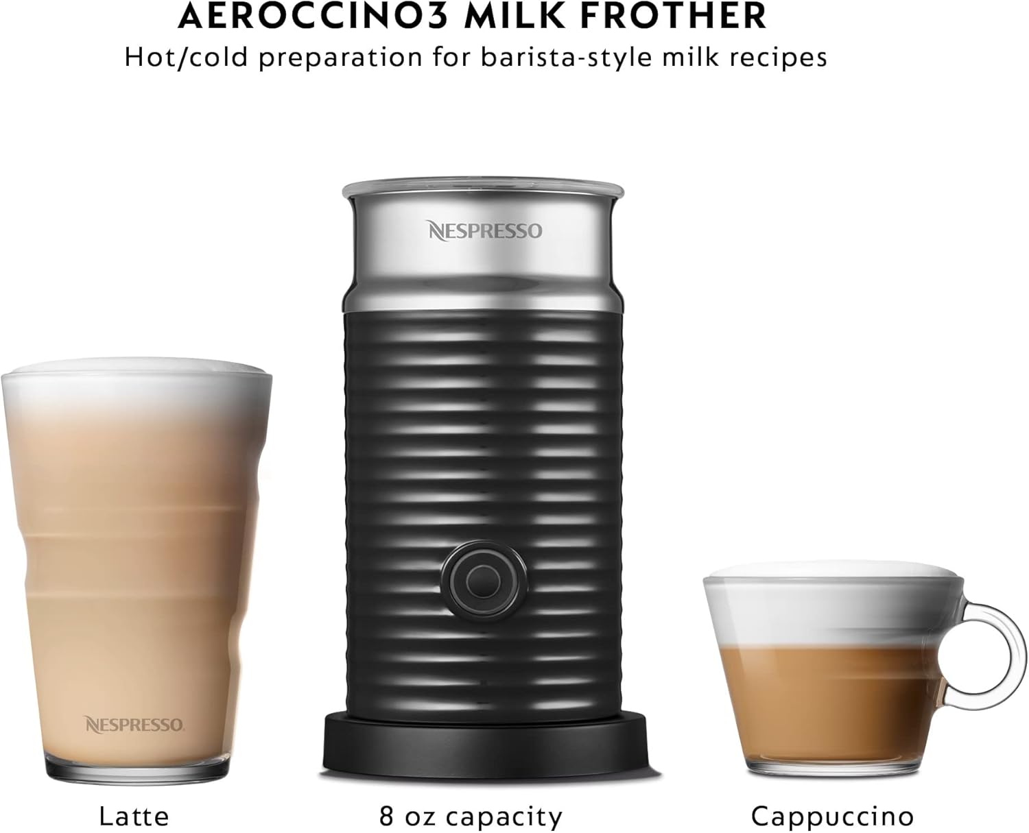 Nespresso ENV92YAE Vertuo Pop+ Espresso Machine by De’Longhi with Aeroccino, 1500 watts, Mango Yellow - Image 8