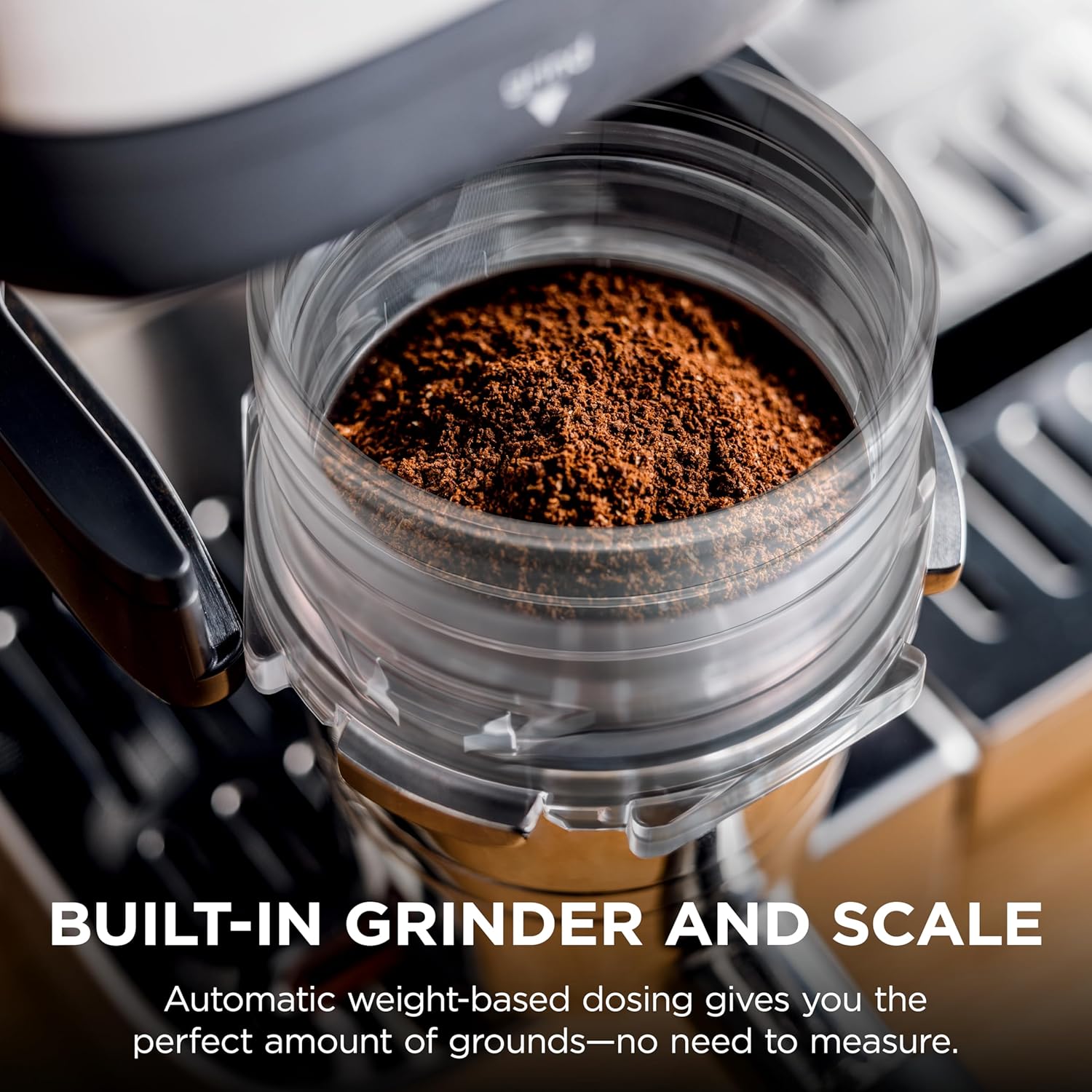 Ninja ES601 Luxe Café 3-in-1 Espresso, Drip Coffee and Cold Brew Machine, Integrated Coffee Grinder, Milk Frother, Stainless Steel - Image 10