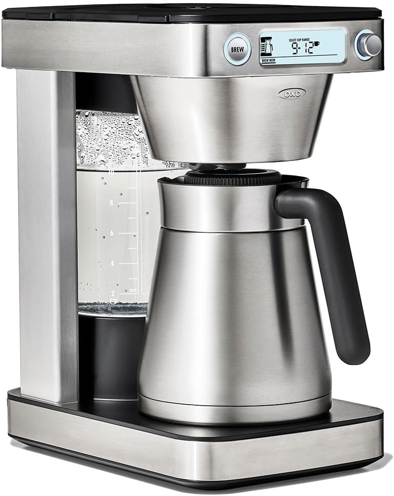 OXO 8721200 Brew 12-Cup Coffee Maker With Podless Single-Serve Function,Silver