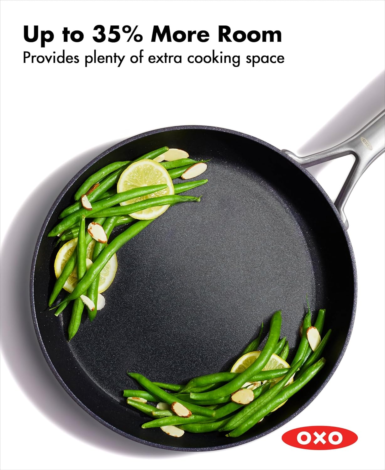 OXO CC004747-001 Professional 5 Piece Cookware Pots and Pans Set, Hard Anodized Ceramic Nonstick PFAS-Free, Black - Image 6