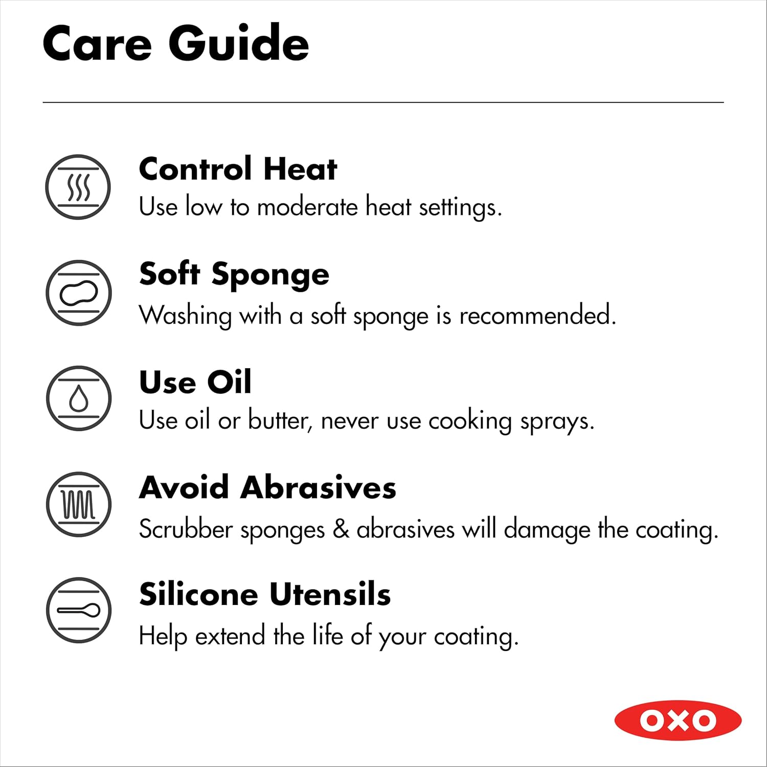 OXO CC006960-001 Agility Series 10 Piece Cookware Pots and Pans Set, Ceramic Nonstick PFAS-Free, Induction, Black - Image 7