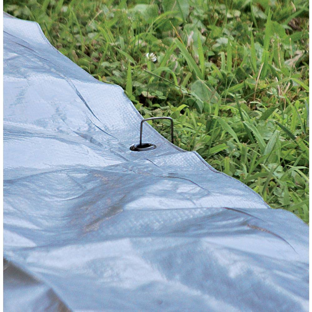 Vigoro 84500VG 3.5 in. Weed Barrier Landscape Fabric Garden Staples (500-Pack) - Image 13