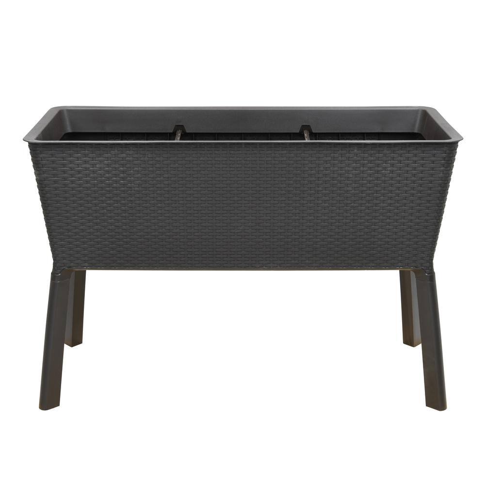 Vigoro 999-2201 44.5 in. W x 15.25 in. H Easy Grow Elevated Resin Garden Bed Large