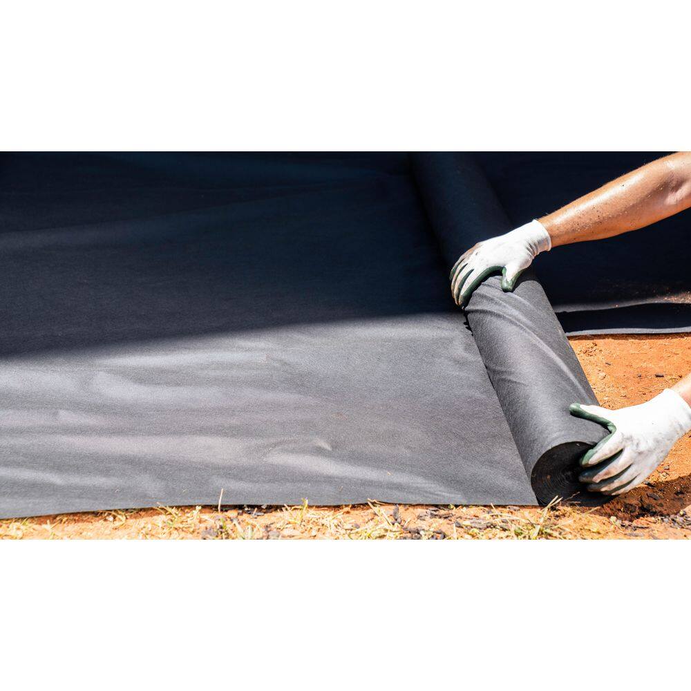 Vigoro NMV04200B 4 ft. x 200 ft. Medium Duty Point Bond Weed Barrier Landscape Fabric - Image 5