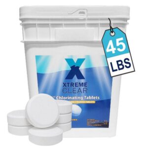 XtremepowerUS 71102-H 45 lbs. 3 in. Pool Chlorinating Individually Wrapped Tablets