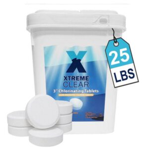 XtremepowerUS 71103-H 25 lbs. 3 in. Pool Chlorinating Individually Wrapped Tablets