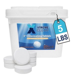 XtremepowerUS 71105-H 5 lbs. 3 in. Pool Chlorinating Individually Wrapped Tablets