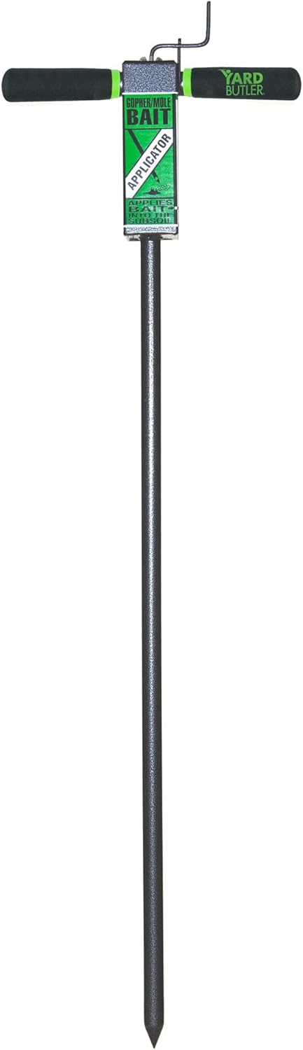 Yard Butler Gopher/Mole Bait Applicator – Gardening Tool for Safe & Easy Pest Control – No Digging Needed – Durable & Sturdy Bait Applicator – Mole, Vole & Gopher Killer
