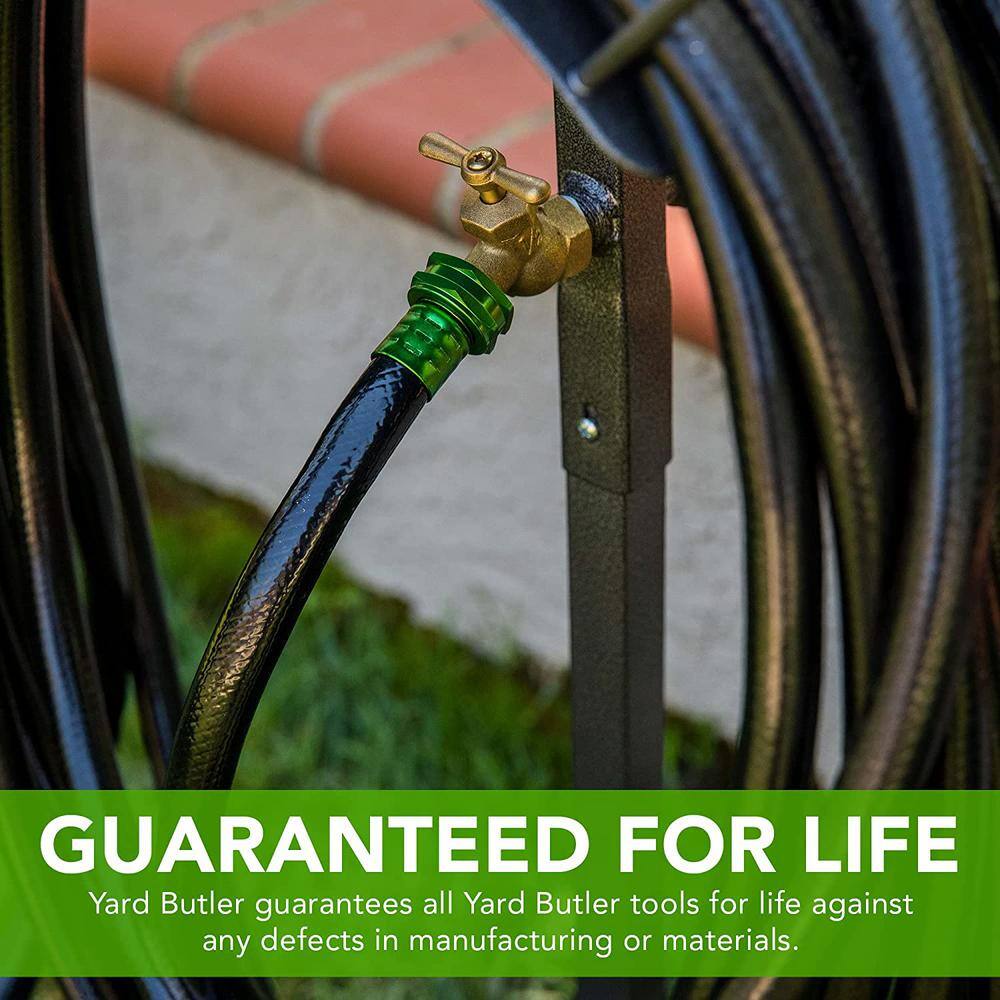 Yard Butler IHCF-3KDS Hose Hanger with Spigot – Free Standing - Image 6
