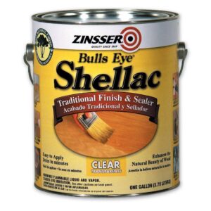 Zinsser 00301 1 Gallon Clear Gloss Shellac Traditional Finish and Sealer Waterproofer/Sealer Shellac (Case of 2)