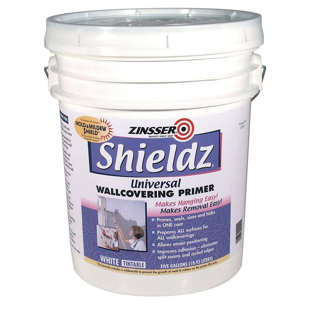 Zinsser 2500 Shieldz 5 gal. Water-Based Universal Wallcovering Primer and Sealer