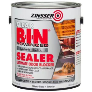 Zinsser 271460 B-I-N Advanced 1 gal. Clear Synthetic Shellac Interior Sealer (2-Pack)