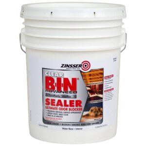Zinsser 271461 B-I-N Advanced 5 Gallon Clear Synthetic Shellac Interior Sealer