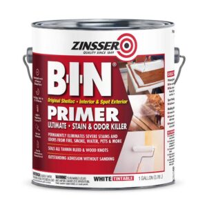Zinsser 320991 1 gal. B-I-N Shellac-Based White Interior Primer and Sealer