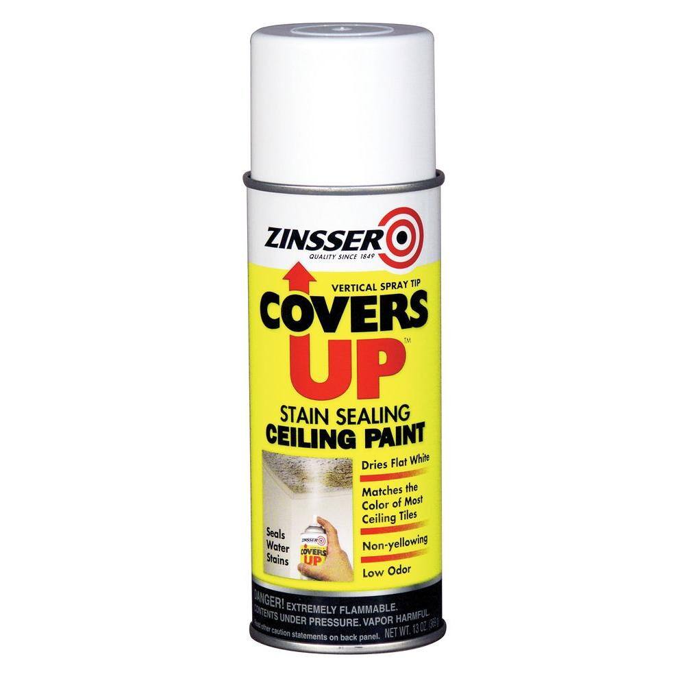 Zinsser 3688 Covers Up 13 oz. White Ceiling Spray Paint & Primer in One (6-Pack)