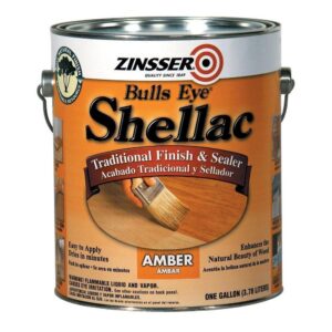 Zinsser 701 1 gal. Amber Clear Gloss Traditional Interior Shellac Waterproofer/Sealer (Case of 2)