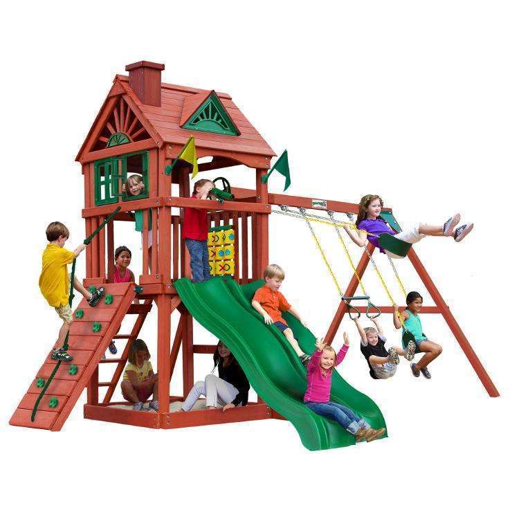 Gorilla Playsets Red Racer Swing Set