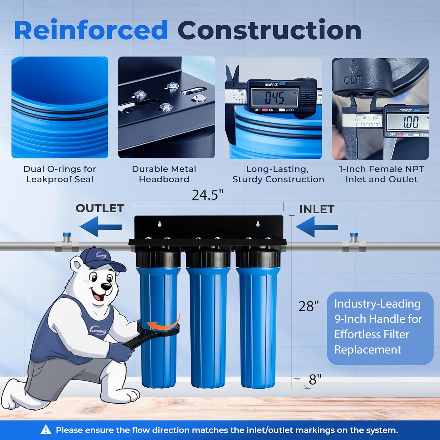 iSpring WGB32B-PFKS PFAS & Heavy Metals Whole House Water Filter System, SGS-Tested - Image 7