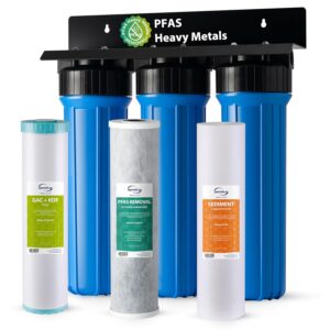 iSpring WGB32B-PFKS PFAS & Heavy Metals Whole House Water Filter System, SGS-Tested
