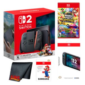 Switch 2, Mario Kart World Bundle, Super Mario Party Jamboree, Bundle - Nintendo Switch 2