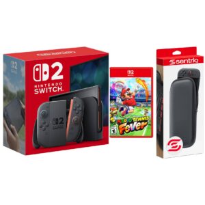 Switch 2 Video Game Console with Mario Tennis Fever and Protective Case Bundle - Nintendo Switch 2