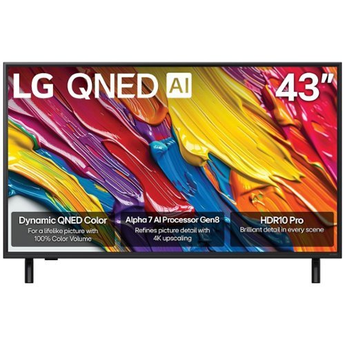 LG - 43QNED82AUA 43" QNED AI 4K Smart TV with HDR10 Pro (2025) - Image 3