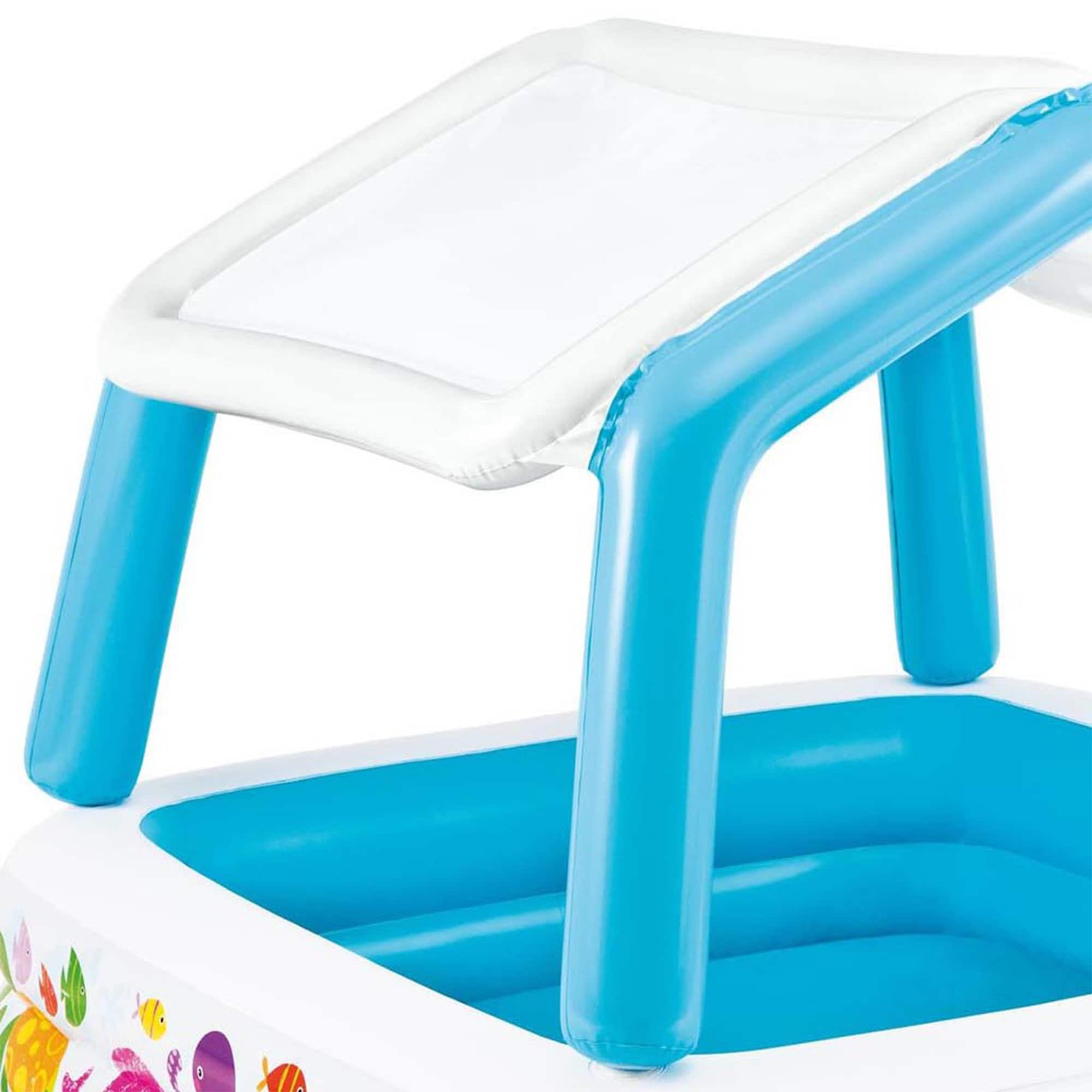 Intex - 8' x 6.25' x 43" Dinosaur Play Center w/ 5' x 48" Kids Swimming Pool - Image 3