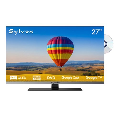 Sylvox - Limo 27" QLED Google TV Smart RV TV with Built-in DVD Player, 12V/24V 1080P Full HD for Camper - Image 3