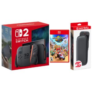 Switch 2 Console with Mario Kart World and Protective Case Bundle - Nintendo Switch 2