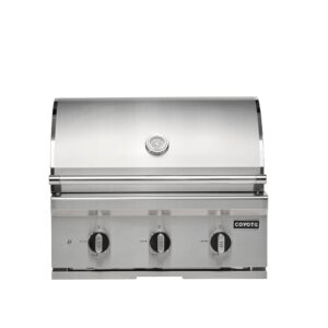30" Coyote Outdoor Living C-Series Built-In Liquid Propane Gas (LP) Grill - Stainless Steel