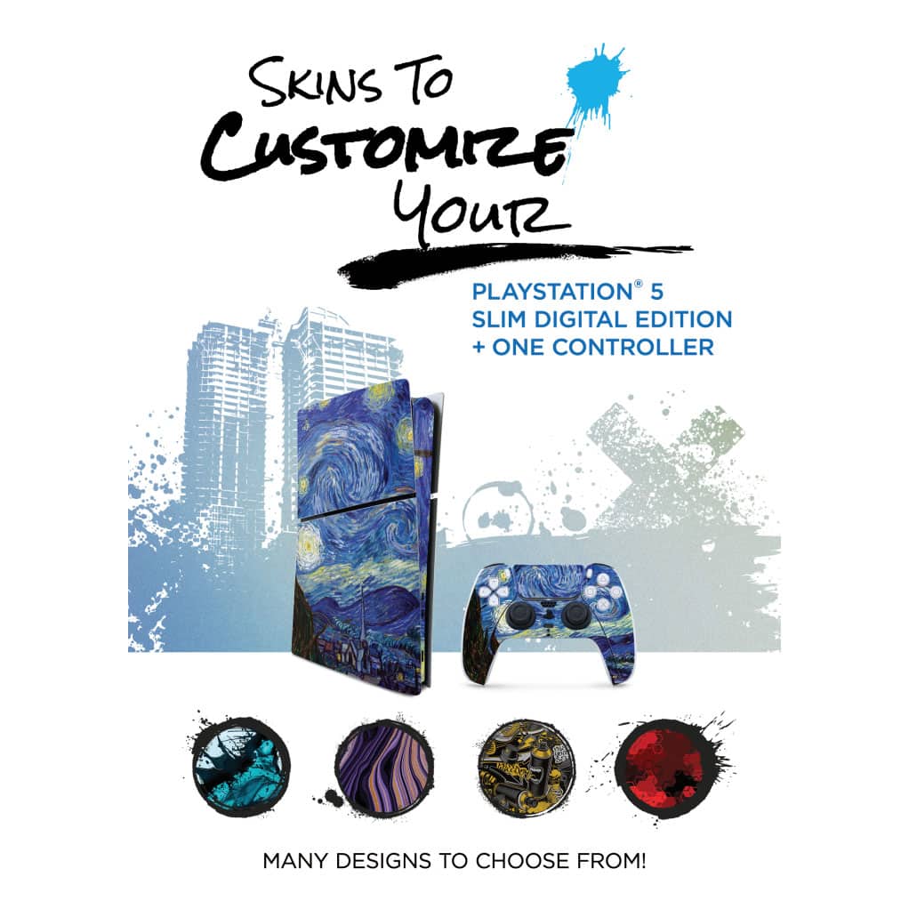 Playstation 5 Slim Digital with Extra Controller, FPS Grip Kit and MightySkins Decal Voucher + 1 - PlayStation 5 - Image 4