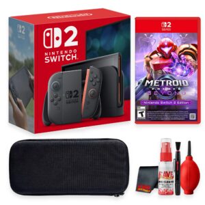 Switch 2 Video Game System Bundle With Carrying Case + Cleaning Kit + Nintendo Metroid Prime 4: Beyond  Switch - Nintendo Switch 2