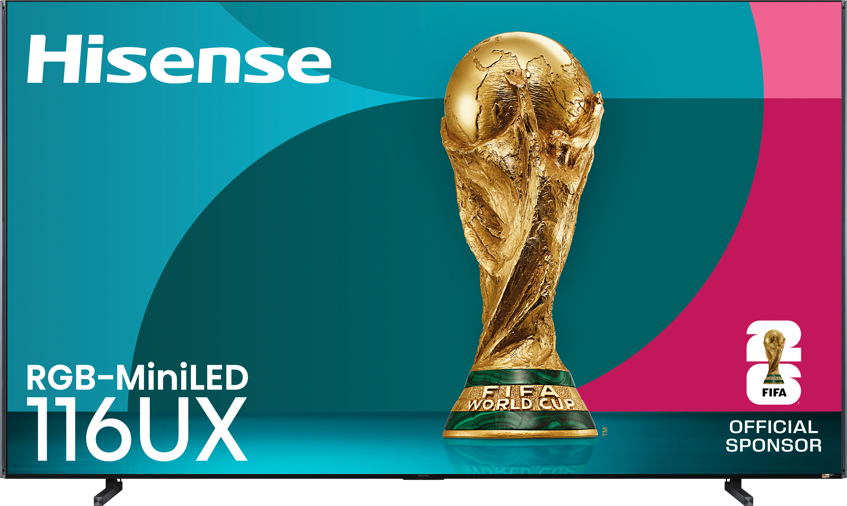 Hisense - 116" Class UX Series RGB-MiniLED 4K UHD HDR Smart Google TV (2025)