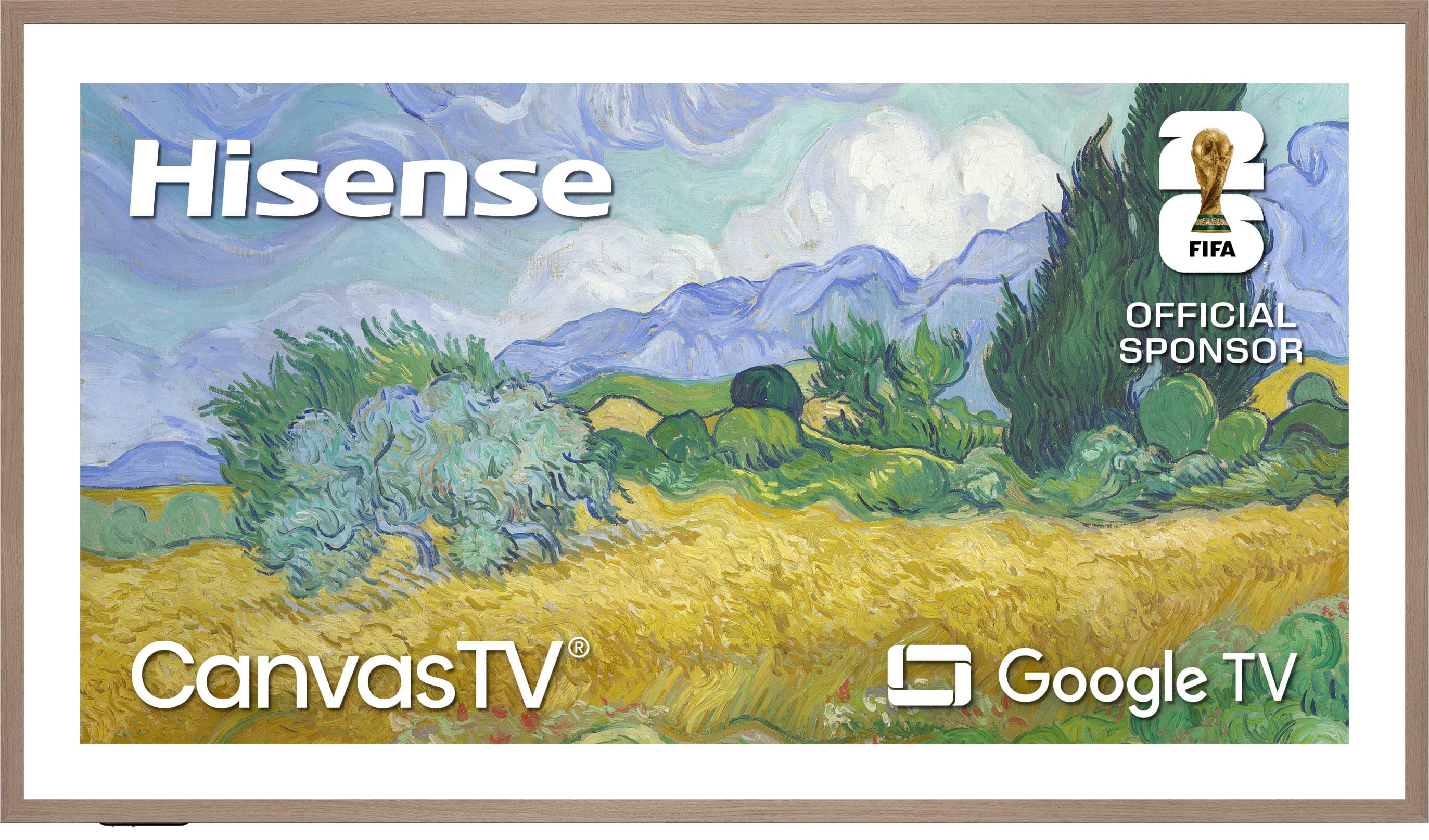Hisense - 65" Class S7 Canvas Series Smart Google TV 4K QLED Smart Google TV with Hi-Matte Display and UltraSlim Wall Mount (2026)