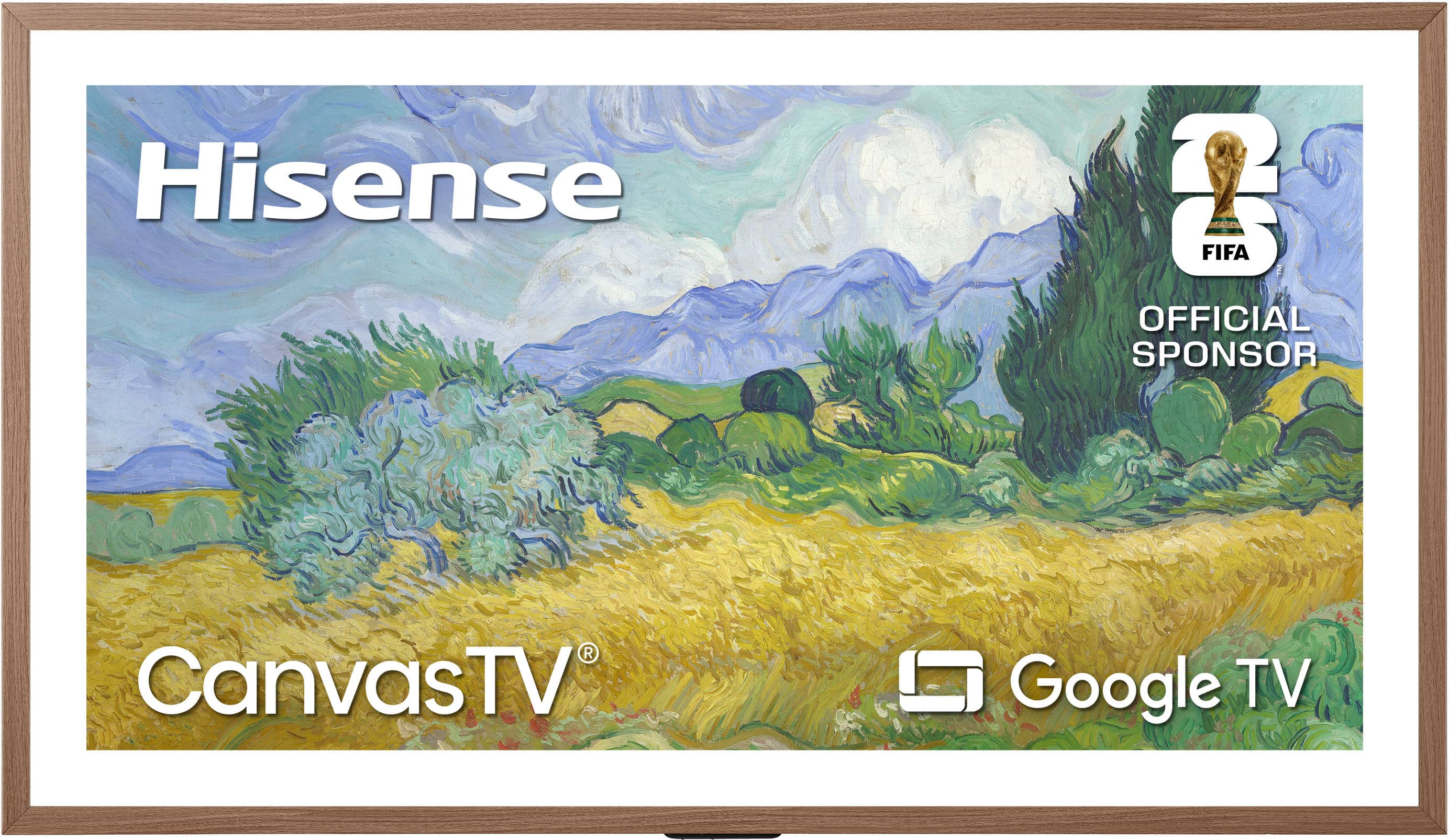 Hisense - 50" Class S7 Canvas Series Smart Google TV 4K QLED Smart Google TV with Hi-Matte Display and UltraSlim Wall Mount (2026)